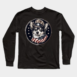 Patriotic Spitz Long Sleeve T-Shirt